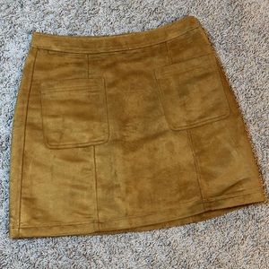 Old Navy Suede Mini Skirt